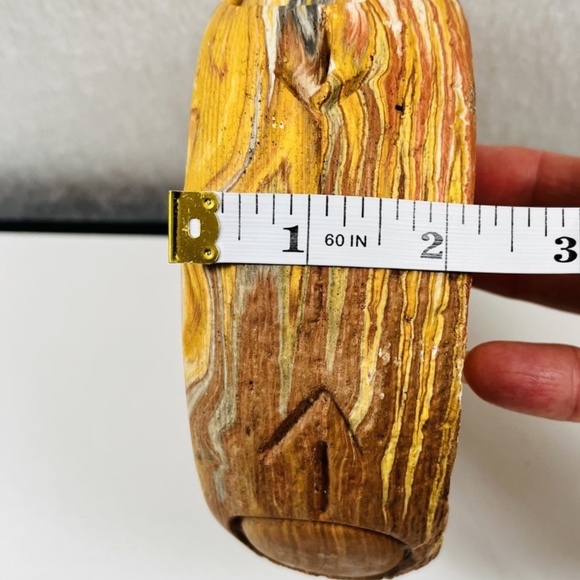 Comanche Pottery Inc. Vintage 1980's Swirl Bowl Handmade By Ron Allen #0075 - Picture 6 of 6